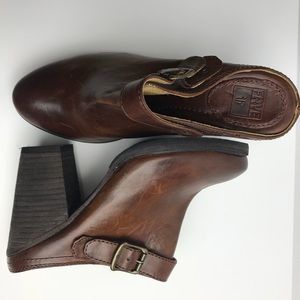 FRYE Patty Mule, Redwood, Size 5.5